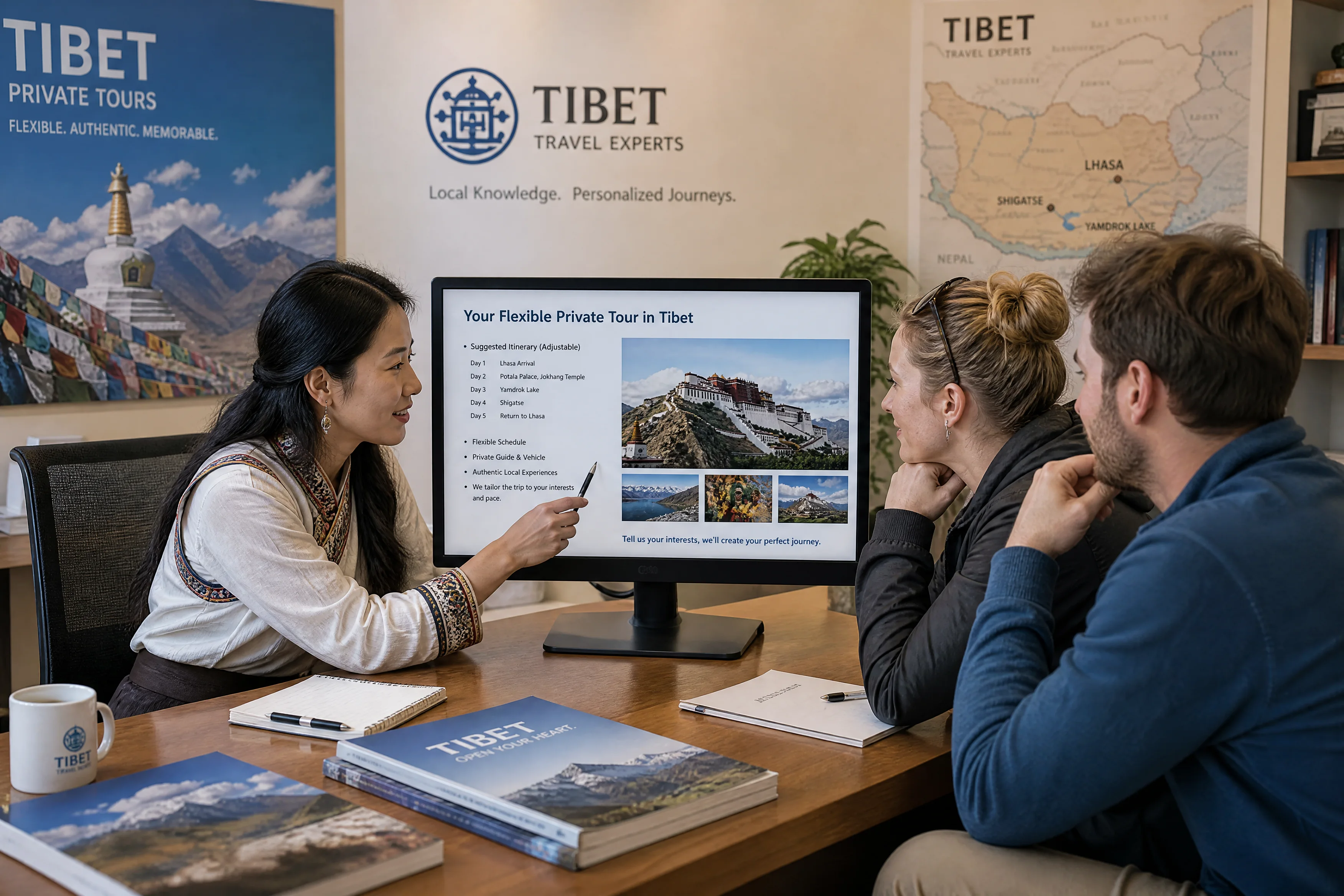 Private itinerary planning